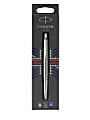 Parker® Jotter™ Ballpoint Pen, Medium Point, 0.7 mm, Stainless Steel Barrel, Blue Ink 1 thumbnail image