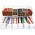 Nadex Coins Acrylic Bills Coins Wrappers Tray - 6 Bill - Acrylic - Clear - 5.3" Height x 7.8" Width x 10.2" Depth