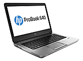 HP ProBook 640 G1 Refurbished Laptop, 14" Screen, Intel® Core™ i5, 8GB Memory, 128GB Solid State Drive, Windows® 10, RF620254