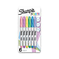 Sharpie® S-Note Highlighters, Chisel Tip, Assorted Ink, White Barrel, Pack Of 6 Highlighters 1 thumbnail image