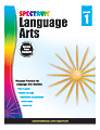 Carson-Dellosa Spectrum Language Arts Workbook, Grade 1 1 thumbnail image