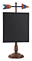 Zuo Modern Arrow Chalkboard, 20 5/16"H x 9 13/16"W x 5 15/16"D, Black