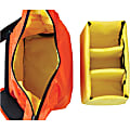 Norazza Envoy Carrying Case (Messenger) Camera, Camera Flash, Lens, Accessories - Orange - Ripstop Nylon, Fabric Body - Shoulder Strap - 7" Height x 10" Width x 7" Depth