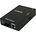 Perle S-110-S2ST20 Fast Ethernet Media Converter - 1 x Network (RJ-45) - 1 x ST Ports - 100Base-LX, 10/100Base-TX - 12.43 Mile - External