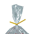 Partners Brand Paper Twist Ties, 5/32" x 12", Yellow, Case Of 2,000 1 thumbnail image