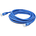 AddOn 300ft RJ-45 (Male) to RJ-45 (Male) Blue Cat6A UTP PVC Copper Patch Cable - 100% compatible and guaranteed to work