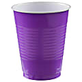 Amscan Plastic Cups, 18 Oz, New Purple, Set Of 150 Cups