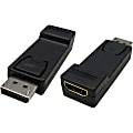 4XEM DisplayPort To HDMI Adapter - 1x 20-pin DisplayPort Digital Audio/Video Male - 1x 19-pin HDMI Digital Audio/Video Female - 4XDPMHDMIFA 1 thumbnail image