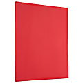 JAM Paper® Color Paper, Ruby Red, Letter (8.5" x 11"), 100 Sheets Per Pack, 24 Lb, 30% Recycled 1 thumbnail image