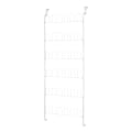 Honey-Can-Do 18-Pair Over-The-Door Shoe Rack, 63"H x 5 7/8"W x 22 3/8"D, White