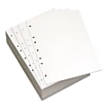 Lettermark® Custom Cut Sheets, L5 Reams, etter Size (8 1/2" x 11"), 2500 Sheets Total, Prepunched Left, 7-Hole, 20 Lb, 500 Sheets Per Ream 1 thumbnail image