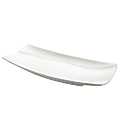Gibson Elite Gracious Dining Ceramic Sushi Plate, 1-7/16"H x 13-1/4"W x 6-1/4"D, White 1 thumbnail image