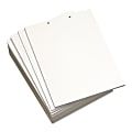 Lettermark™ Custom Cut Sheets, Letter Size, Prepunched Top, 2-Hole, 20 Lb, 500 Sheets Per Ream, Pack Of 5 Reams