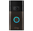 Ring HD Video Doorbell 2, Venetian Bronze, 6022390