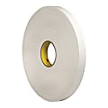 3M® 4462 Double Sided Foam Tape, 1" x 5 Yd., White 1 thumbnail image