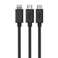 ChargeTech Replacement USB Cable For TCS6/12, Type-C, Black, 5756230