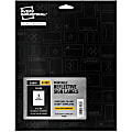 Avery® Reflective Sign Labels - 7"x 10" - Permanent Adhesive - Rectangle - Laser - Silver - Film - 1/Sheet - 61582 1 thumbnail image