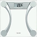 Taylor 76024192 Clear Glass Digital Scale - 400 lb - Clear