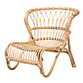 bali & pari Alaya Modern Bohemian Rattan Accent Chair, Natural Brown 1 thumbnail image