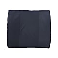 HealthSmart® Lumbar Cushion, 14"H x 13"W x 3"D, Navy Blue