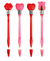 Office Depot® Valentine Light-Up Ballpoint Pen, Medium Point, 1 mm, Red Barrel, Black Ink 1 thumbnail image