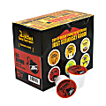 Java Factory Double Caffeinated Da Bomb Dark Roast Coffee Single-Serve K-Cup®, 1 Oz, Carton Of 24