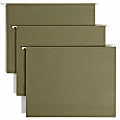 Smead® Hanging File Folders, Letter Size, 100% Recycled, Standard Green, Box Of 25 1 thumbnail image