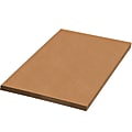 Partners Brand Corrugated Sheets, 20" x 12", Kraft, Pack Of 50