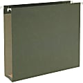 Smead Letter Recycled Hanging Folder - 8 1/2" x 11" - 2" Expansion - Standard Green - 100% Recycled - 25 / Box 1 thumbnail image
