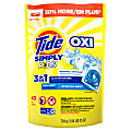Tide Simply Pods + Oxi Liquid Laundry Detergent Pacs, Refreshing Breeze, Pack Of 43 Pacs 1 thumbnail image