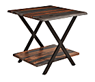 Coast to Coast Forrest End/Accent Table, 26"H x 26"W x 26"D, Sierra Brown