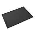 Crown Ribbed Vinyl Anti-Fatigue Mat, Rib Embossed Surface, 36 x 144, Black 1 thumbnail image