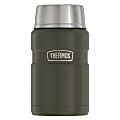Thermos® 24-Ounce Stainless King™ Vacuum-Insulated Food Jar, 3.7 x 3.7 x 7.2 in., Army Green, 1 1 thumbnail image