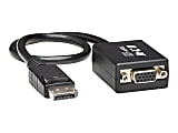 Eaton Tripp Lite Series DisplayPort to VGA Adapter Converter Active DP to VGA 1080p M/F 1ft 1'  Video converter  DisplayPort  VGA  black 1 thumbnail image
