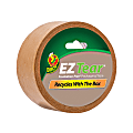 Duck® EZ Tear® Paper Tape Rolls, 25 Yd, 1-15/16”, Tan, Pack of 6 Rolls