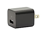 TJ Riley Indoor Home Security Camera, USB Plug, Black