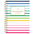 2024-2025 AT-A-GLANCE® Simplified By Emily Ley Weekly/Monthly Academic Planner, 5-1/2" x 8-1/2", Happy Stripe, July 2024 To June 2025, EL24-200A