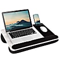LapGear XL Deluxe Home Office Lap Desk, 21-1/8" x 14" x 2-5/8", White Marble 1 thumbnail image