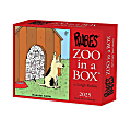 2025 Willow Creek Press Daily Desk Box Calendar, Humor & Comics, 5-1/2” x 6-1/4", Zoo In A Box, January To December, 41147 1 thumbnail image