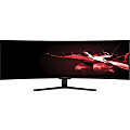 Acer EI491CR 49" Class LCD Monitor - 32:9 - Black - 49" Viewable - Vertical Alignment (VA) - LED Backlight - 3840 x 1080 - 16.7 Million Colors - FreeSync 2 - 400 Nit - 4 ms - 120 Hz Refresh Rate - HDMI - DisplayPort 1 thumbnail image