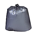 Genuine Joe 0.01 mil Trash Bags, 33 gal, 33"H x 40"W, 70% Recycled, Black, 100 Bags