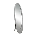 Monarch Specialties Santiago Oval Mirror, 59"H x 18-3/4"W x 18-1/2"D, Gray