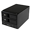 StarTech.com USB 3.0/eSATA Dual 3.5" SATA HDD Tray-Less Enclosure 1 thumbnail image