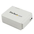 StarTech.com 1 Port USB Wireless N Network Print Server with 10/100 Mbps Ethernet Port - 802.11 b/g/n - PM1115UW 1 thumbnail image