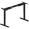 Lorell Sit-to-Stand 2-Tier Base, 45-1/10”H x 68-1/2”W x 26-7/16”D, Black 1 thumbnail image