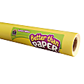 Teacher Created Resources® Better Than Paper® Bulletin Board Paper Rolls, 4' x 12', Lemon Yellow, Pack Of 4 Rolls
