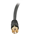 C2G 75ft Value Series F-Type RG59 Composite Audio/Video Cable - F Connector Male Video - F Connector Male Video - 75ft - Black