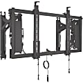 Chief ConnexSys Landscape Video Wall Mount - For Displays 42-80" - Black - Height Adjustable - 1 Display(s) Supported - 42" to 80" Screen Support - 150 lb Load Capacity