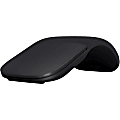 Microsoft Arc Mouse (Black) - BlueTrack - Wireless - Bluetooth - 2.40 GHz - Black - 1000 dpi - Scroll Plane - 2 Button(s) 1 thumbnail image