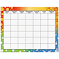 Trend Large Wipe-Off Blank Calendar Chart - Multipurpose - 22" x 28" - 1 Each